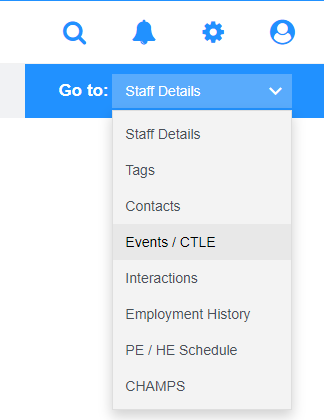 Staff Details dropdown is revealed and Event CTLE is selected.png